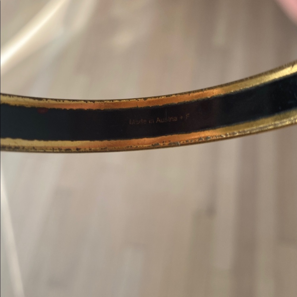 Hermes Sun and Stars Red and Gold Bangle - Picture 4 of 5
